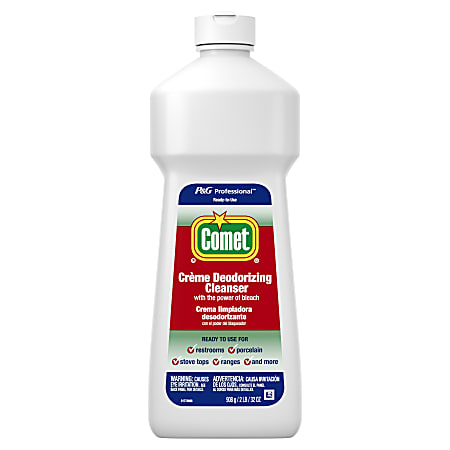 Comet® Creme Deodorizing Cleanser, 32 Oz, Carton Of 10
