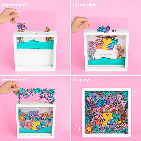 Fashion Angles Make A Scene DIY Shadow Box Kit Kit Of 16 Pieces ...