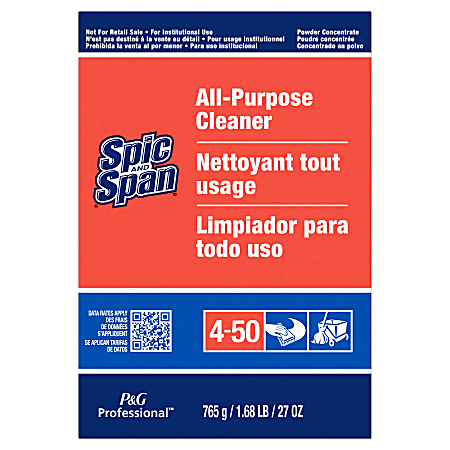 Spic and Span All-Purpose Cleaner - 27 oz (1.69 lb) - Streak-free, Heavy Duty - Orange Box - 12 / Carton