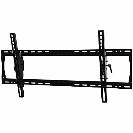 Peerless PARAMOUNT Universal Tilt Wall Mount PT660 - Mounting kit (wall plate, tilt bracket) - for flat panel - cold-rolled steel - gloss black - screen size: 39"-90"