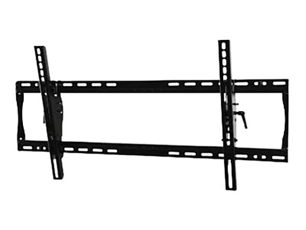 Peerless PARAMOUNT Universal Tilt Wall Mount PT660 - Mounting kit (wall plate, tilt bracket) - for flat panel - cold-rolled steel - gloss black - screen size: 39"-90"