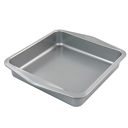 Martha Stewart Carbon Steel Cake Pan, 9”, Gray