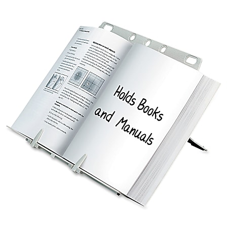 BookLift Copyholder, One Book/Pad Capacity, Plastic, Platinum BookLift Copyholder, One Book/Pad Capacity, Plastic, Platinum