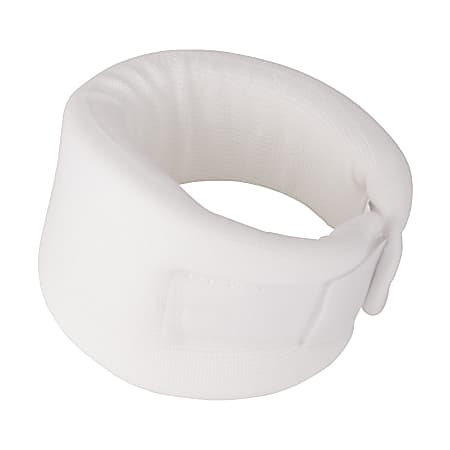 DMI Soft Foam Cervical Collar, 3" x 13 1/2", White