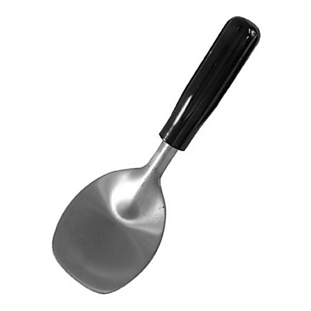 Winco Metal/Plastic Ice Cream Spade, 9", Black