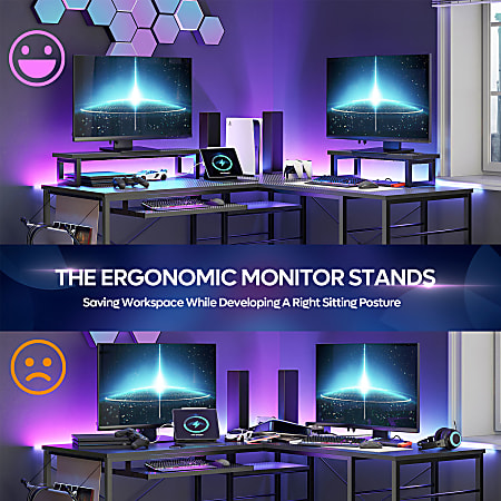 Purple computer desk discount