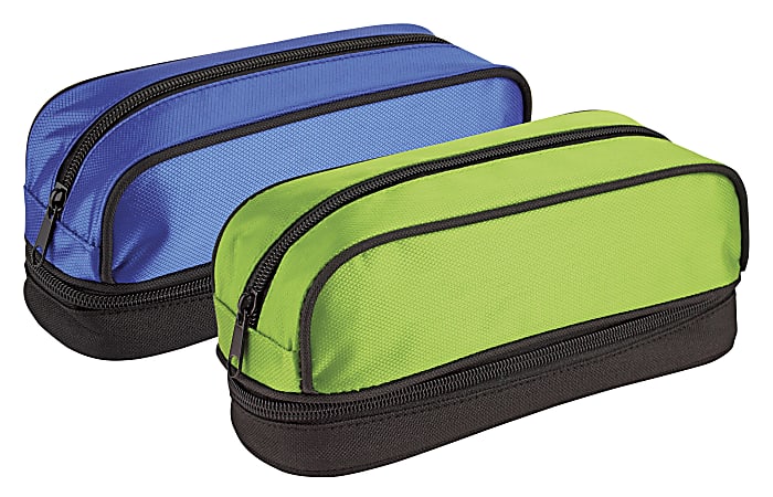 Office Depot® Brand Mesh Pencil Pouch, 8 5/8"H x 3"W x 3 1/2"D, Assorted Colors