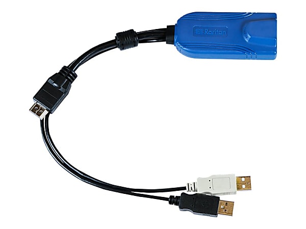 Raritan USB/HDMI KVM Cable - HDMI/USB KVM Cable for KVM Switch, Mouse, TV, Notebook, Monitor - First End: 2 x Type A Male USB, First End: 1 x HDMI Male Digital Audio/Video - Black