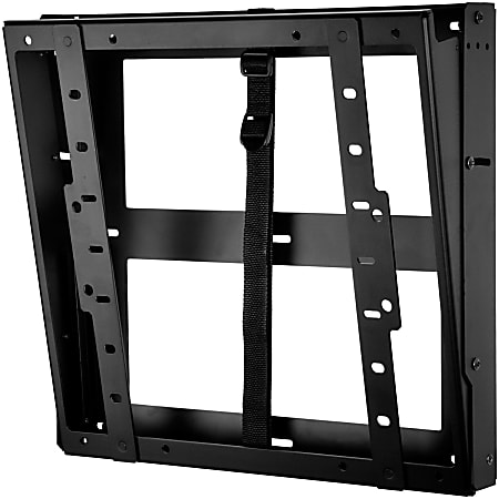 Peerless-AV DST660 Wall Mount for Media Player, Flat Panel Display, Digital Signage Display - Black - 40" to 60" Screen Support - 125 lb Load Capacity - 200 x 100, 400 x 400, 600 x 400, 800 x 400 - Yes - 1