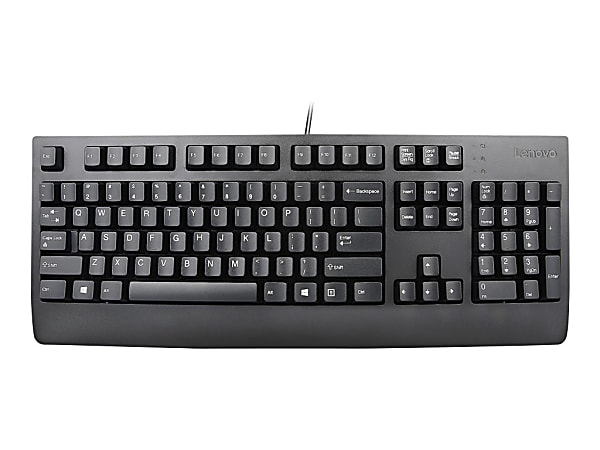 Lenovo Preferred Pro II - Keyboard - USB - AZERTY - French - black