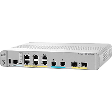 Cisco 3560-CX Switch 6 GE PoE+, 2 MultiGE
