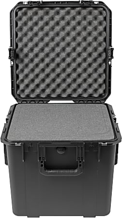 SKB Cases iSeries Protective Case With Cubed Foam Pull-And-Pluck, 17"H x 17"W x 15-3/4"D, Black