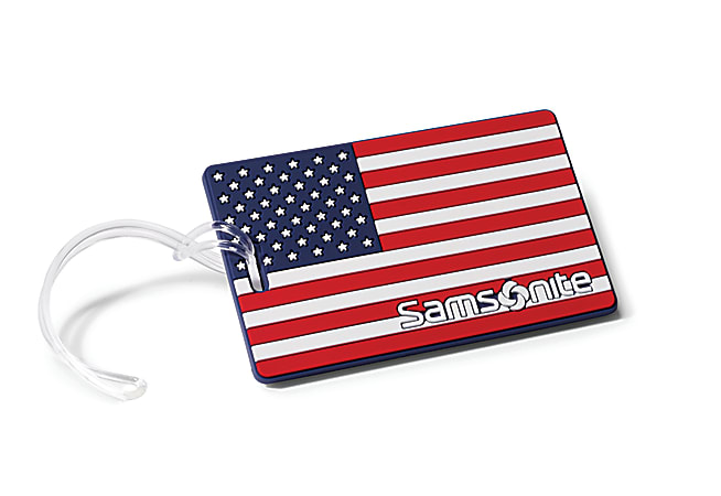 AMERICAN FLAG USA Patriotic Rubber Novelty KEY CHAIN Ring Keychain NEW