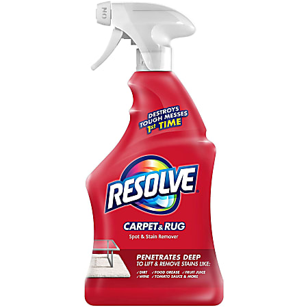 Resolve Stain Remover Cleaner - For Carpet - 22 fl oz (0.7 quart) - Fresh Scent - 12 / Carton - Light Yellow