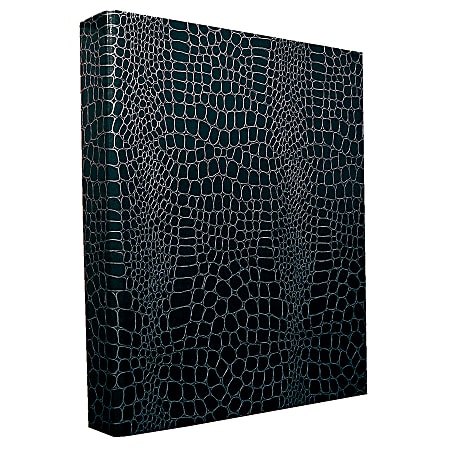 Aurora® GB PROformance II Binder, 1" Rings, 70% Recycled, Black Simulated Leather