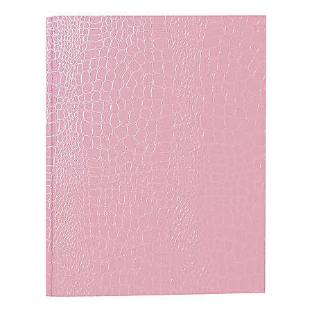 Aurora® GB PROformance II 70% Recycled Binder, 1" Rings, Pink Simulated Leather