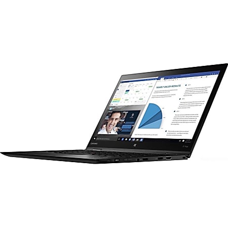 Lenovo ThinkPad X1 Yoga 20JD000QUS 14" Touchscreen 2 in 1 Ultrabook - 1920 x 1080 - Intel Core i7 (7th Gen) i7-7600U Dual-core (2 Core) 2.80 GHz - 8 GB RAM - 256 GB SSD - Black - Windows 10 Pro - Intel HD Graphics 620