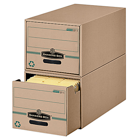 Bankers Box® Stor/Drawer® Storage Drawer File, Legal, 23 1/4" x 15 1/2" x 10 3/8", 100% Recycled, Green