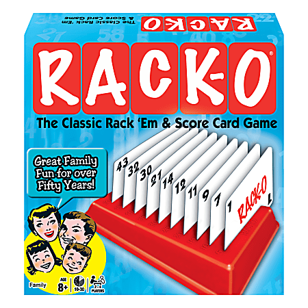 Winning Moves Rack-O Retro Game, Ages 8+