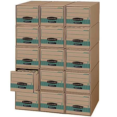 Bankers Box® Stor/Drawer® Steel Plus™ Drawer File, Letter Size, 100% Recycled, 23 1/4" x 12 1/2" x 10 3/8", Green