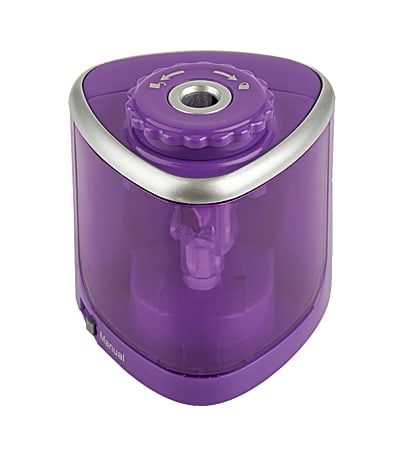 Office Depot Brand Dual Powered Pencil Sharpener Assorted Colors