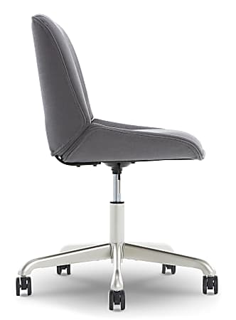 Elle D cor Laissy Low Back Task Chair Gray