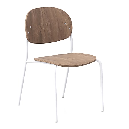 KFI Studios Tioga Guest Chair, Beech/White