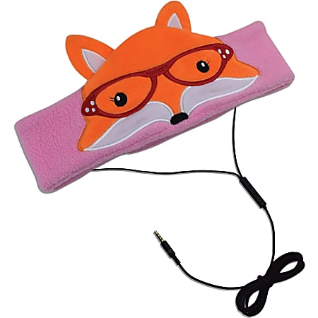 Contixo H1 Kid's Fleece Headphones - Stereo - Orange - Mini-phone (3.5mm) - Wired - 32 Ohm - 18 Hz 20 kHz - Over-the-head - Binaural - Circumaural - 4.92 ft Cable