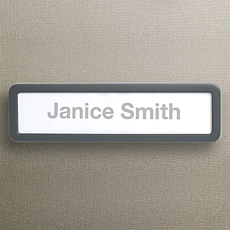 Office Depot Brand Cubicle Name Plate 2 58 x 9 18 x 78 30percent