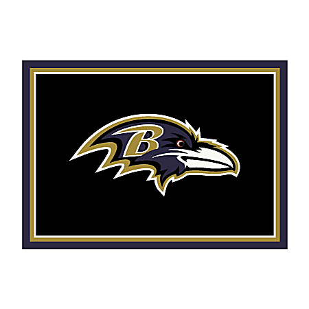 Imperial NFL Spirit Rug, 4' x 6', Baltimore Ravens