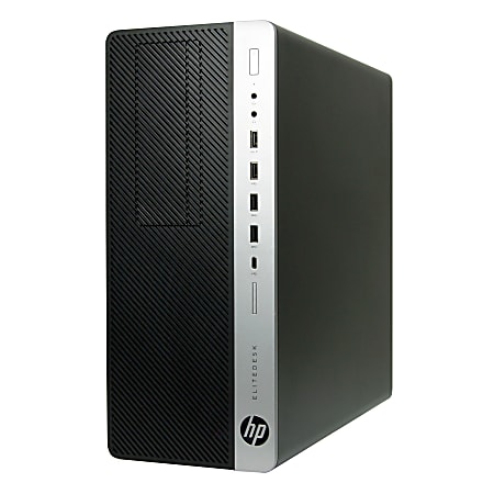 HP EliteDesk 800 G3 MT Refurbished Desktop PC, Intel® Core™ i7, 32GB Memory, 1TB Solid State Drive, Windows® 10, J1-800G3TA10