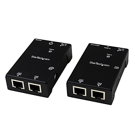 StarTech.com HDMI Over CAT5/CAT6 Extender with Power Over Cable - 165 ft (50m) - 1 Input Device - 1 Output Device - ST121SHD50