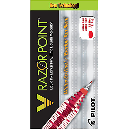 Pilot Liquid Ink Razor Point Pens Extra Fine Point 0.3 mm Graphite ...