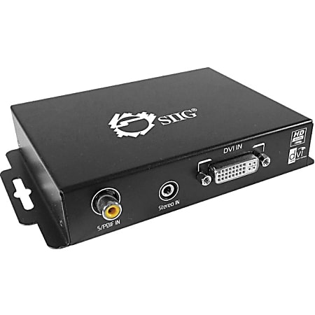 SIIG DVI + Audio to HDMI Converter