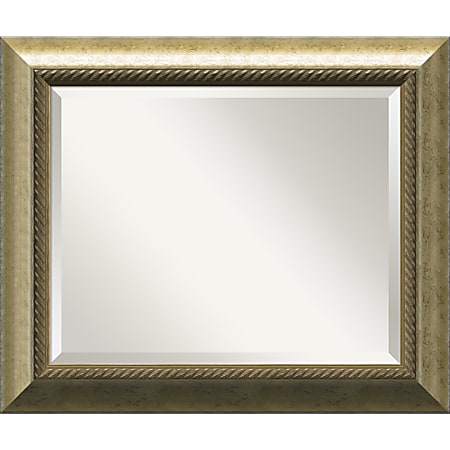 Amanti Art Wall Mirror, 20 3/4"H x 24 3/4"W, Champagne