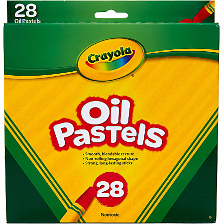Oil Pastels, 28 Assorted Colors, 28/Pack - Egyptian Workspace Partners