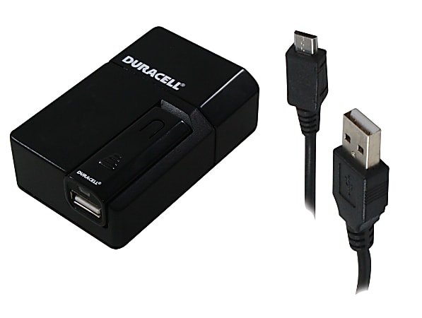 Duracell® Pro 3-In-1 Charger, Black