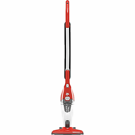 Dirt Devil Simplistik Plus 3-in-1 Corded Stick Vacuum - 20.29 fl oz - Bagless - Filter, Dirt Cup, Nozzle - 10" Cleaning Width - Carpet, Hard Floor - 18 ft Cable Length - Red