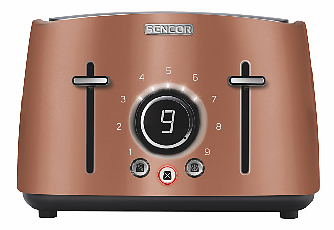 Sencor STS6071GR 4-Slot Toaster With Rack, Gold