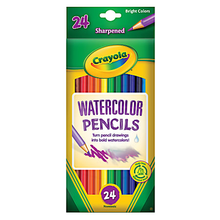 Crayola® Watercolor Pencils, Set Of 24 Colors
