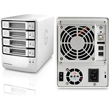 G-Technology G-SPEED Q DAS Array - 4 x HDD Supported - 12 TB Supported HDD Capacity - 4 x HDD Installed - 4 TB Installed HDD Capacity