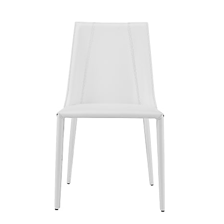 Eurostyle Kalle Side Chair, White