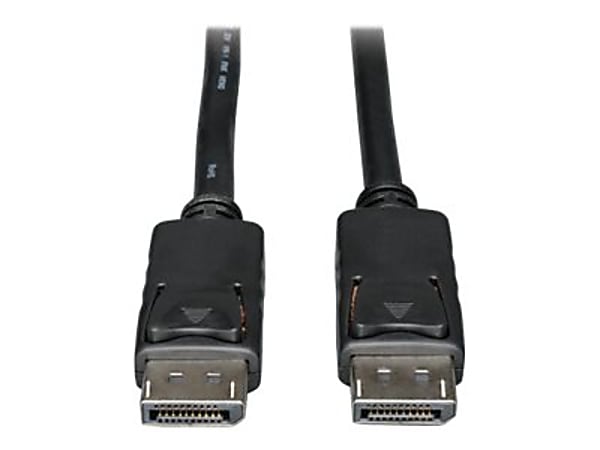 Eaton Tripp Lite Series DisplayPort Cable with Latches (M/M) 50 ft. (15.24 m) - DisplayPort cable - DisplayPort (M) to DisplayPort (M) - 50 ft - black