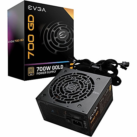 EVGA 700 GD Power Supply - Internal - 120 V AC, 230 V AC Input - 3.3 V DC, 5 V DC, 12 V DC Output - 700 W - 1 +12V Rails - 1 Fan(s) - 92% Efficiency