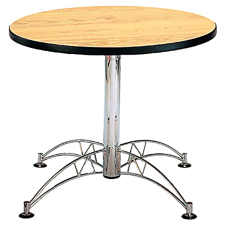OFM Multipurpose 36" Round Table, Oak