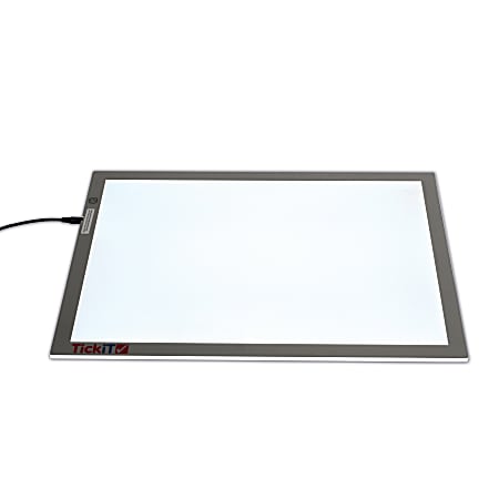 TickiT Rectangular Light Panel, White