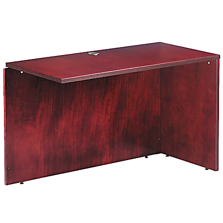 Alera® Verona Veneer Series Reversible Return Shell, 29 1/2"H x 48"W x 24"D, Mahogany