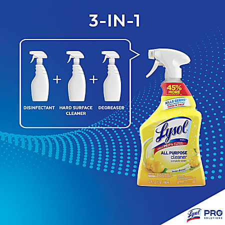 Lysol Lemon Breeze Scented All Purpose Cleaner & Disinfectant