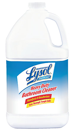 Lysol® Professional Disinfectant Heavy Duty Bathroom Cleaner Concentrate, 1 Gallon, Case Of 4