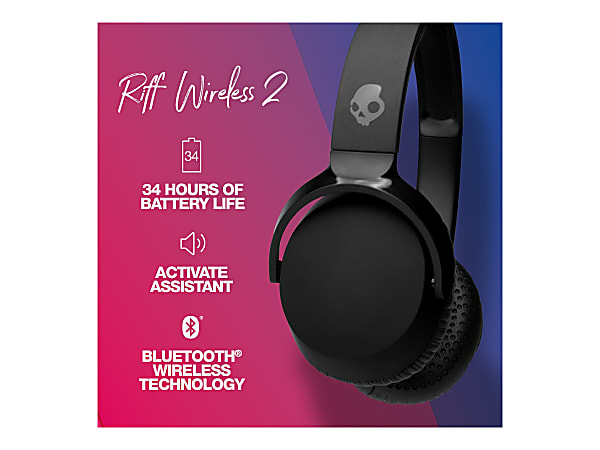 【未開封品】Skullcandy RIFF WIRELESS ブラックS5PXW Amazon.com: Skullcandy Riff Wireless On-Ear Headphones - Black